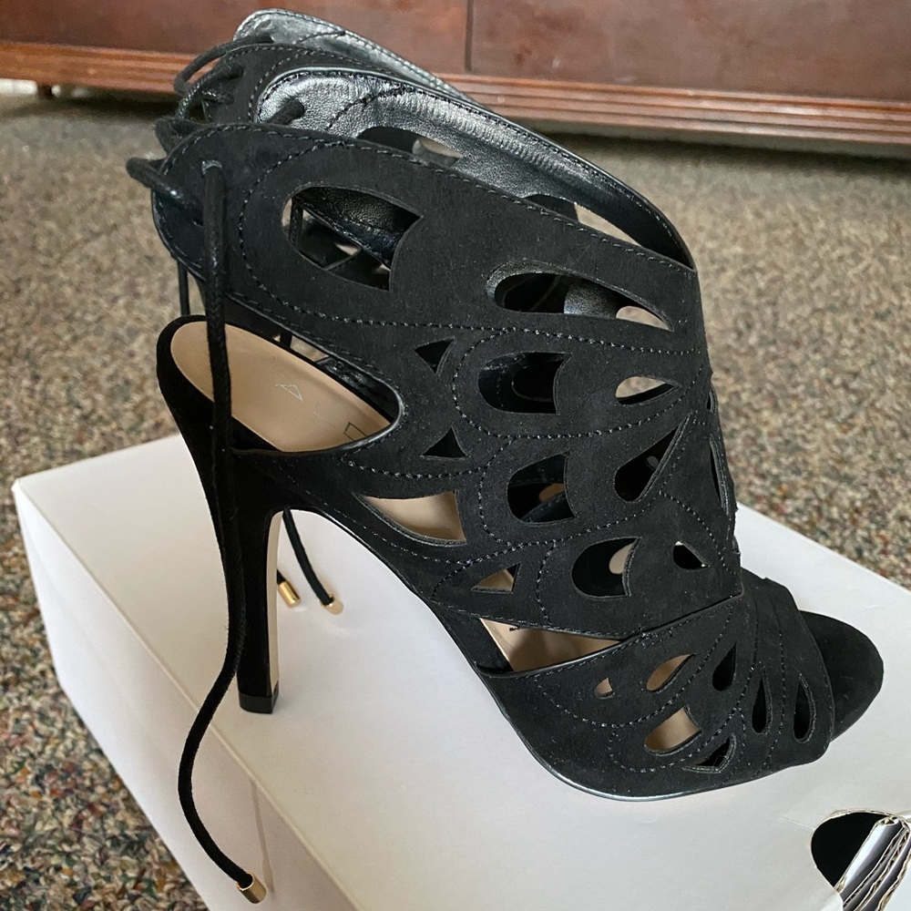 Aldo black suede heels - Picture 4 of 6